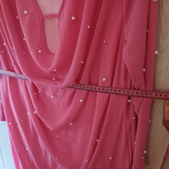 Plus size Pearls Beaded Bodycon Dress - Picture 8 of 16